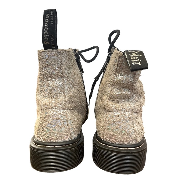 Dr. Martens 1460 Pascal J Metallic Mermaid Print Combat Boots Kids 13 - Picture 8 of 10